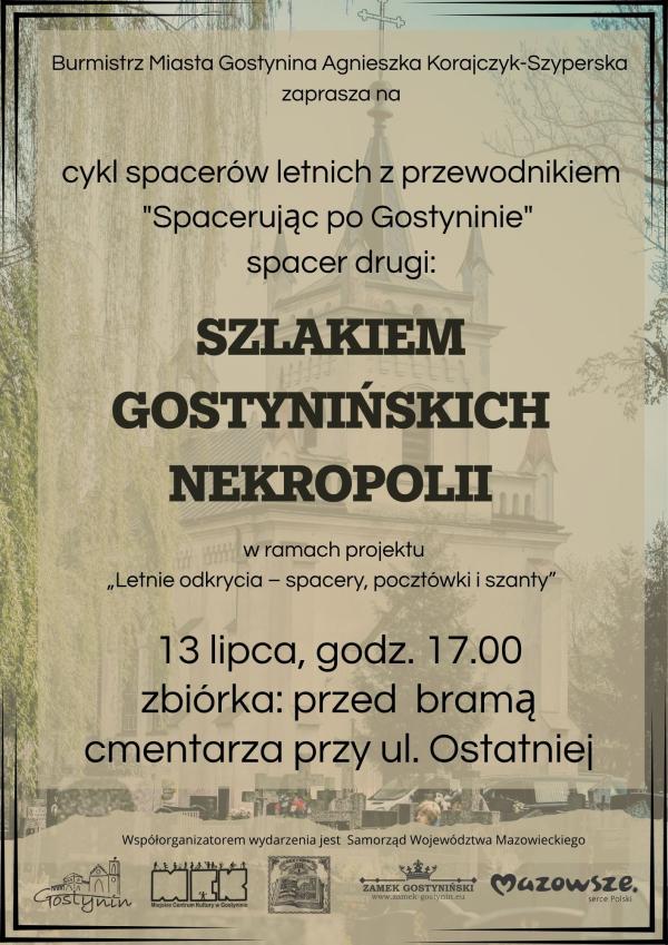 spacer szlakiem gostynińskich nekropolii
