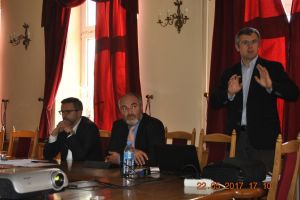 spotkanie dotyczące formuły finansowania modernizacji Miejskiej Oczyszczalni Ścieków w Gostyninie