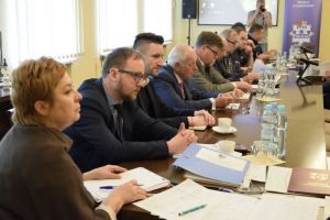 posiedzenie Powiatowej Rady Bezpieczeństwa Ruchu Drogowego
