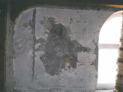 Freski z dawnej cerkwii