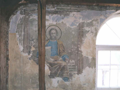 Freski z dawnej cerkwii