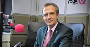 burmistrz Paweł Kalinowski w Radiu Q