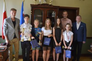 "Zwoleń-Team" z wizytą u burmistrza
