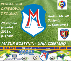 plakat MKS Mazur - Unia Czermno