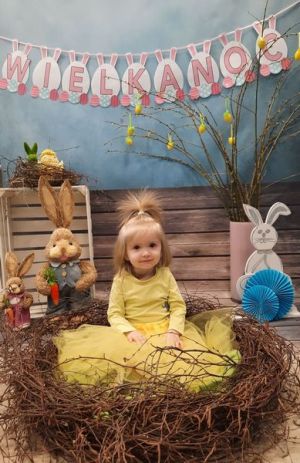 Wielkanocna sesja fotograficzna w Punkcie opieki nad dziećmi do lat 3