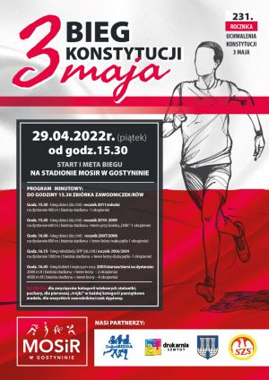 Bieg Konstytucji 3 Maja - plakat