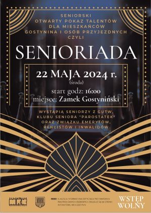 Plakat - zaproszenie na Senioriadę