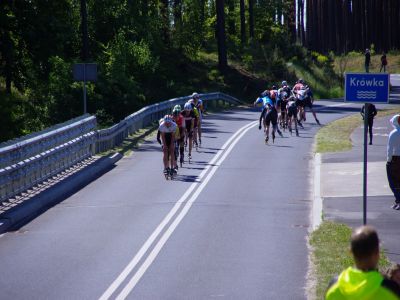 Łukasz Flejszer z 1 miejscem w półmaratonie oraz 3 miejscem w maratonie podczas 4 etapu Długodystansowego Pucharu Polski
