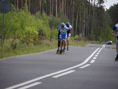 Łukasz Flejszer z 1 miejscem w półmaratonie oraz 3 miejscem w maratonie podczas 4 etapu Długodystansowego Pucharu Polski