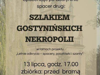 spacer szlakiem gostynińskich nekropolii