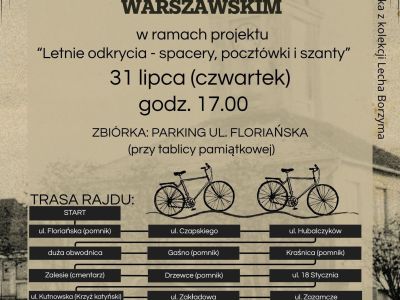 rajd rowerowy plakat
