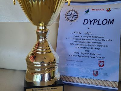 Regaty w Nowym Duninowie zdominowane przez żeglarzy z Gostynina
