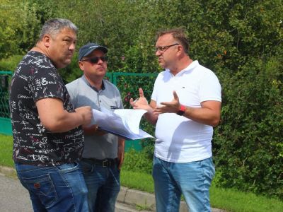 rozmowy o budowie chodnika przy ul. Leśnej