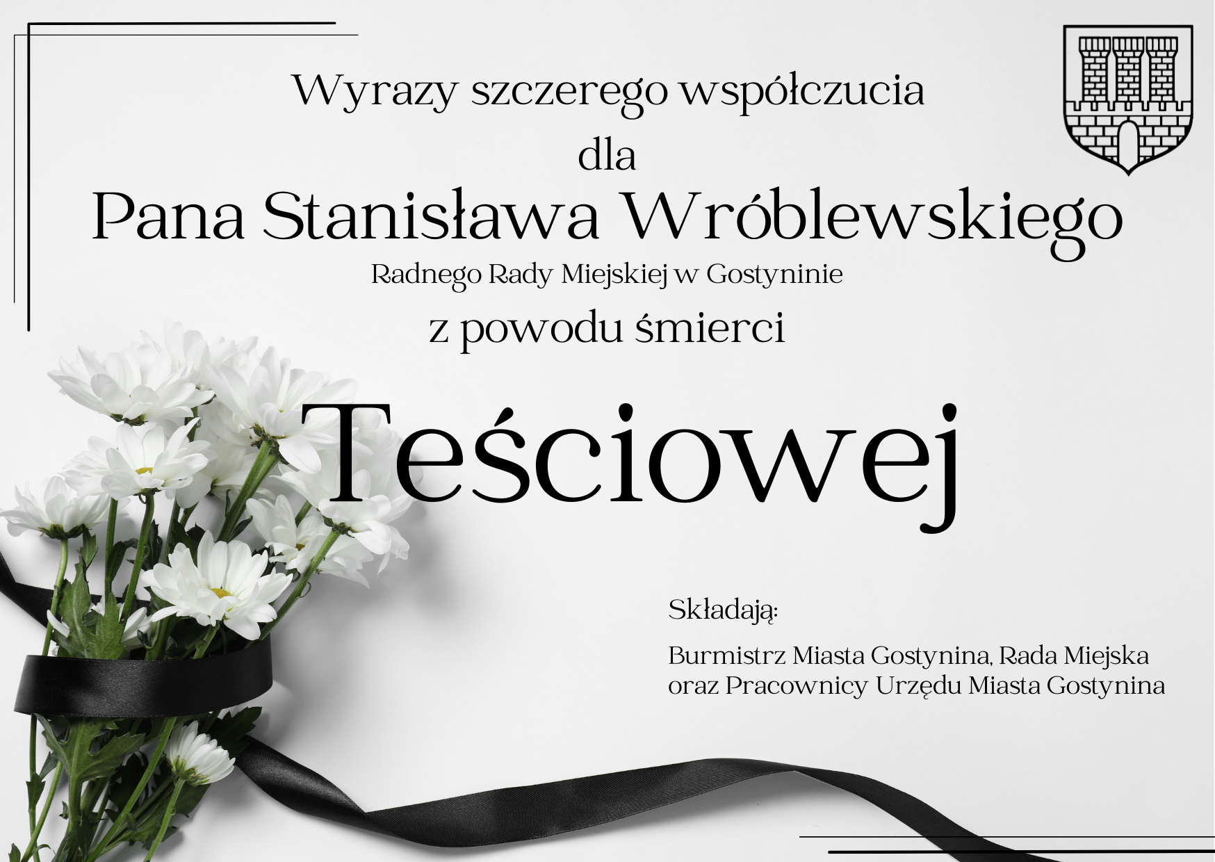 Wyrazy współczucia