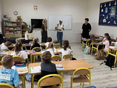 W odwiedzinach u pierwszoklasistów