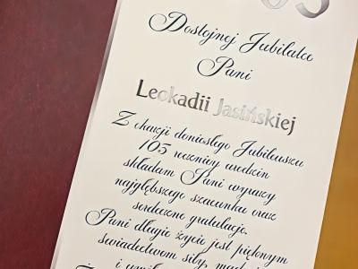103. urodziny Panni Leokadii