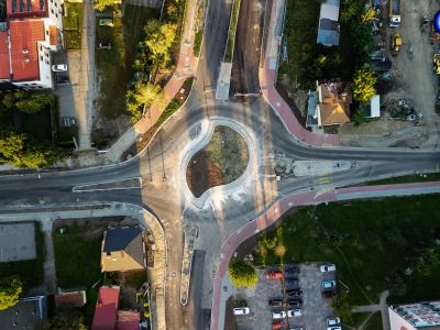 budowa rond - fot. dronin gostynin
