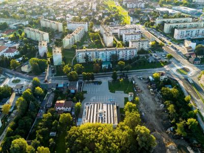 budowa rond - fot. dronin gostynin