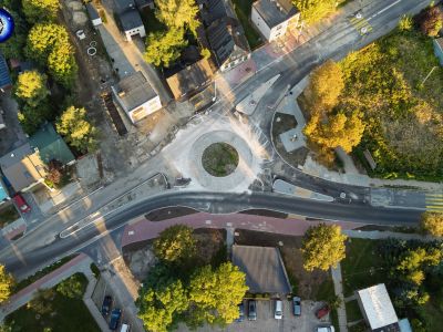 budowa rond - fot. dronin gostynin