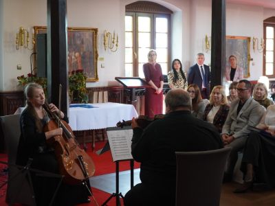 Uroczystość wręczenia Nagród Burmistrza Miasta Gostynina z okazji Dnia Edukacji Narodowej