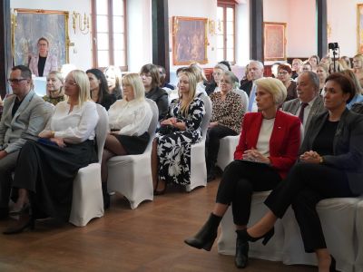 Uroczystość wręczenia Nagród Burmistrza Miasta Gostynina z okazji Dnia Edukacji Narodowej