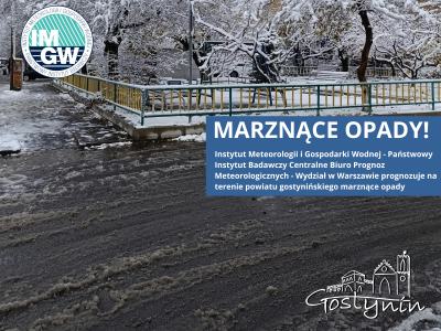 Uwaga marznące opady!