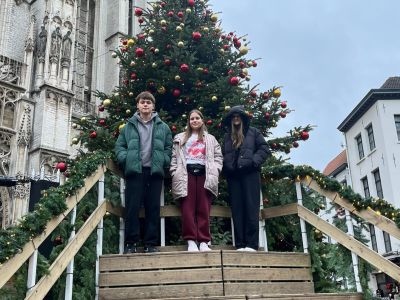 Gostynińska młodzież na studyjnym wyjeździe do Brukseli