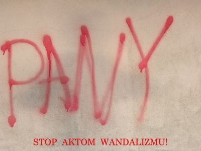 Stop aktom wandalizmu! - zdjęcia Wojciech Godlewski