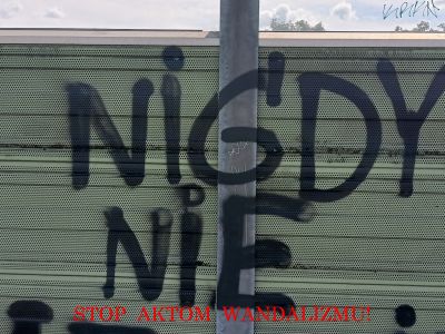 Stop aktom wandalizmu! - zdjęcia Wojciech Godlewski