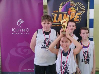 Udany występ zawodników NEW Basket Gostynin w turnieju Lampe 2x2 Challenge