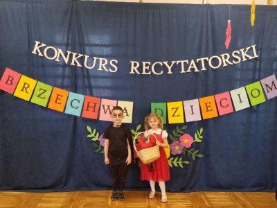 Konkurs recytatorski „Brzechwa Dzieciom” w Przedszkolu nr 1 w Gostyninie