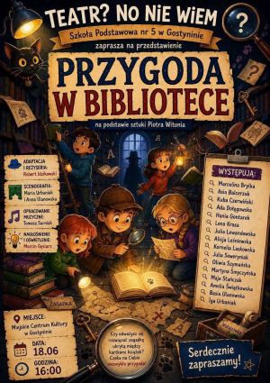 „Przygoda w Bibliotece” już 18 czerwca w Miejskim Centrum Kultury