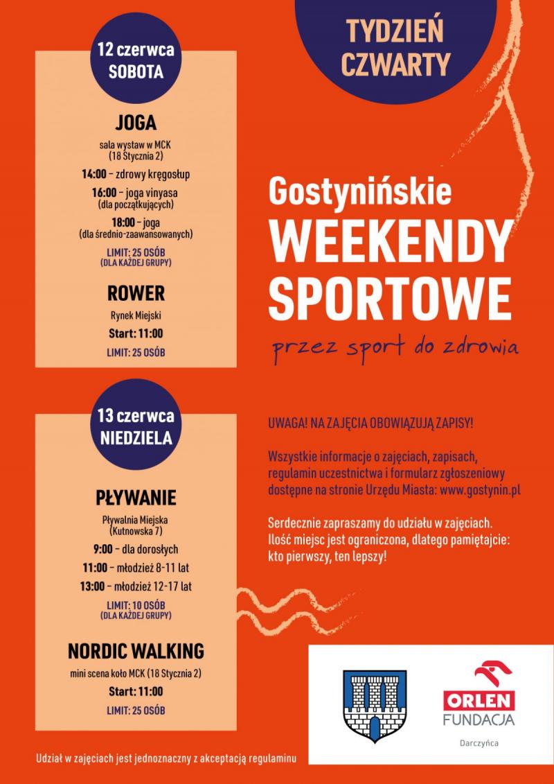 Gostynińskie Weekendy Sportowe - nordic walking