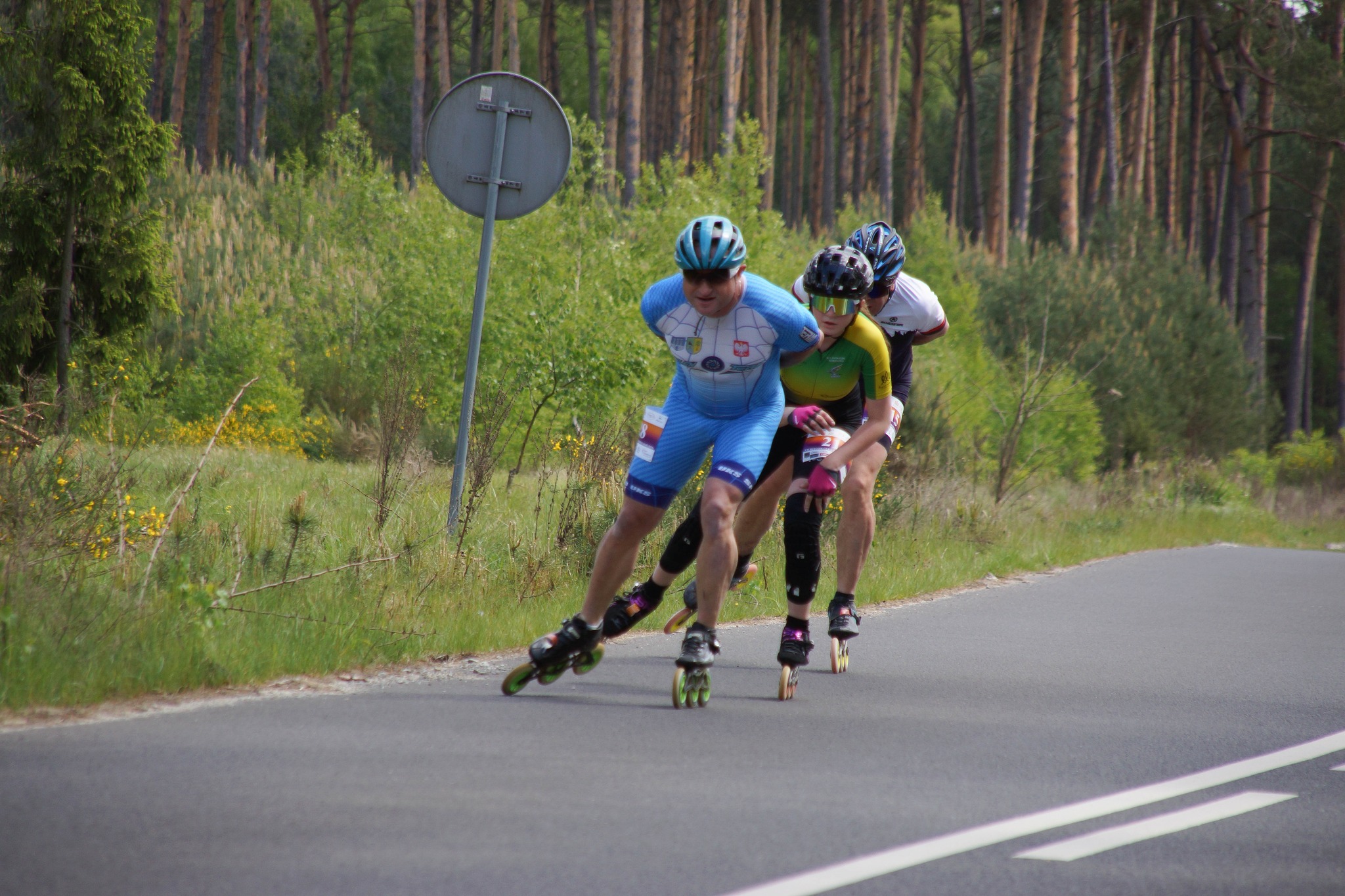 Łukasz Flejszer z 1 miejscem w półmaratonie oraz 3 miejscem w maratonie podczas 4 etapu Długodystansowego Pucharu Polski