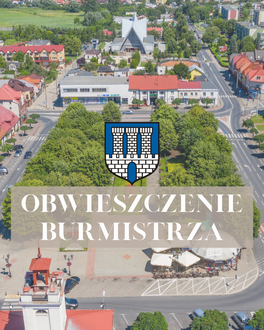 OBWIESZCZENIE  BURMISTRZA MIASTA GOSTYNINA