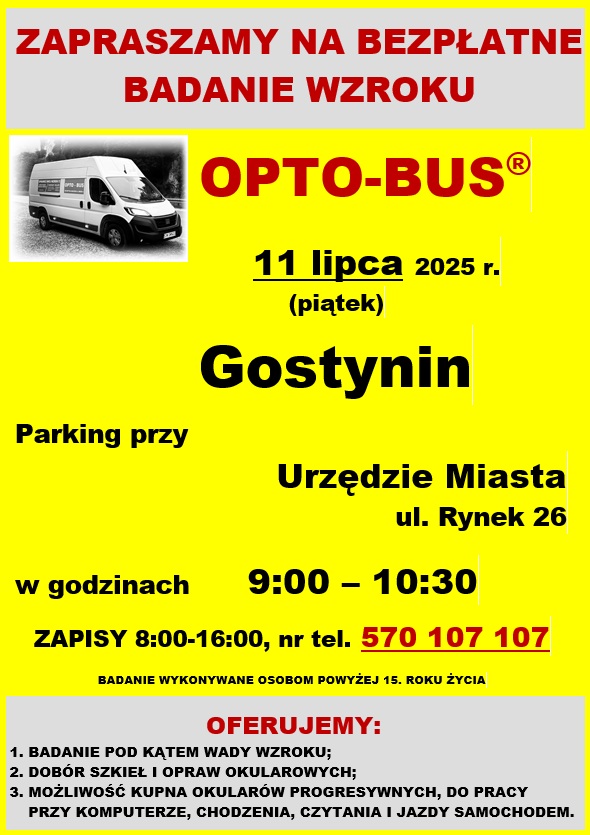 Bezpłatne badanie wzroku