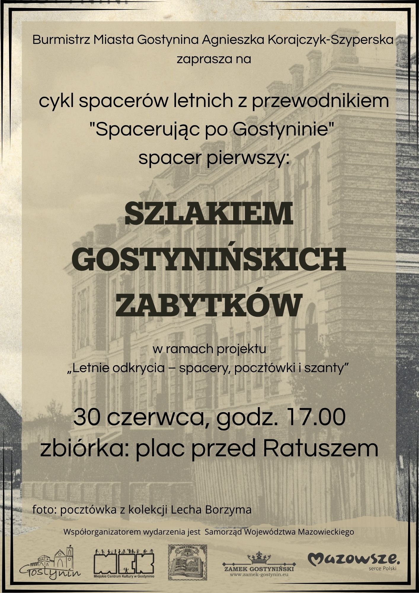SPACER Z PRZEWODNIKIEM – Szlakiem gostynińskich zabytków