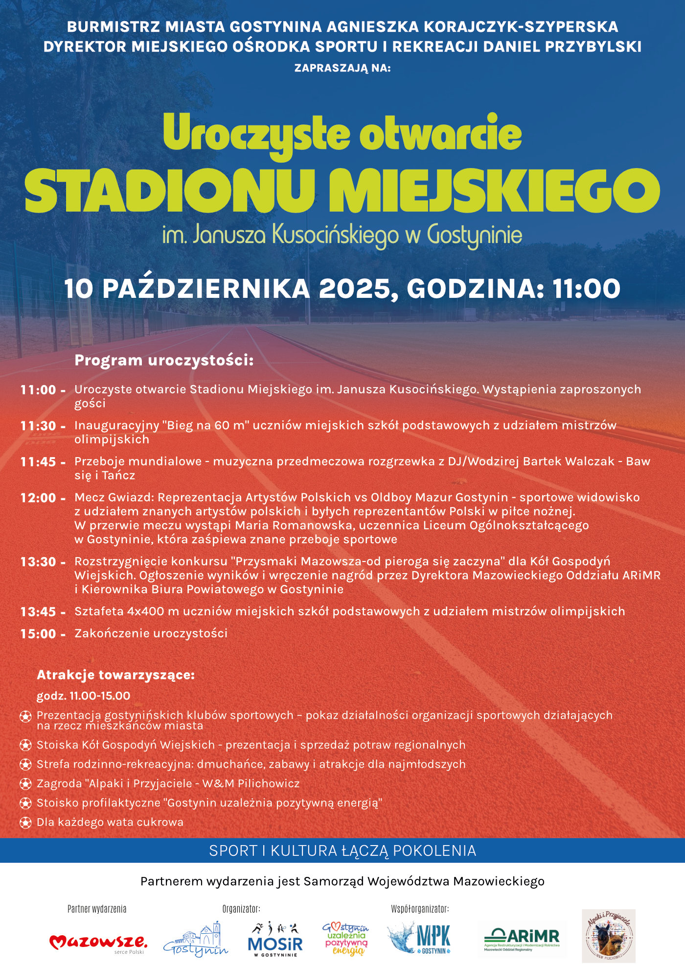 Otwarcie Stadionu Miejskiego. Gostynin stolicą sportowych emocji!