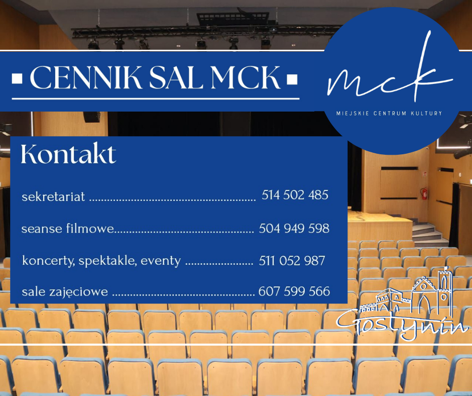 Szukasz Idealnego Miejsca na Swoje Wydarzenie w Gostyninie? Wynajmij Sale w MCK!