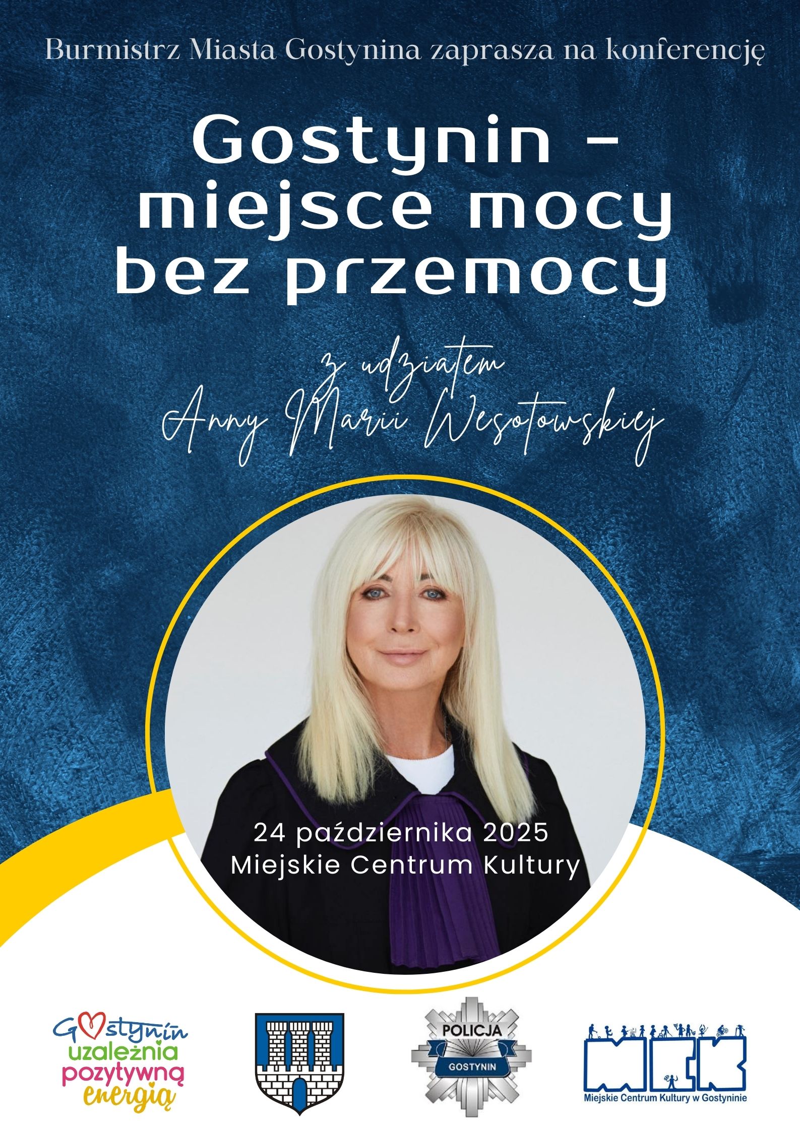 Konferencja z sędzią Anną Marią Wesołowską już 24 października w MCK