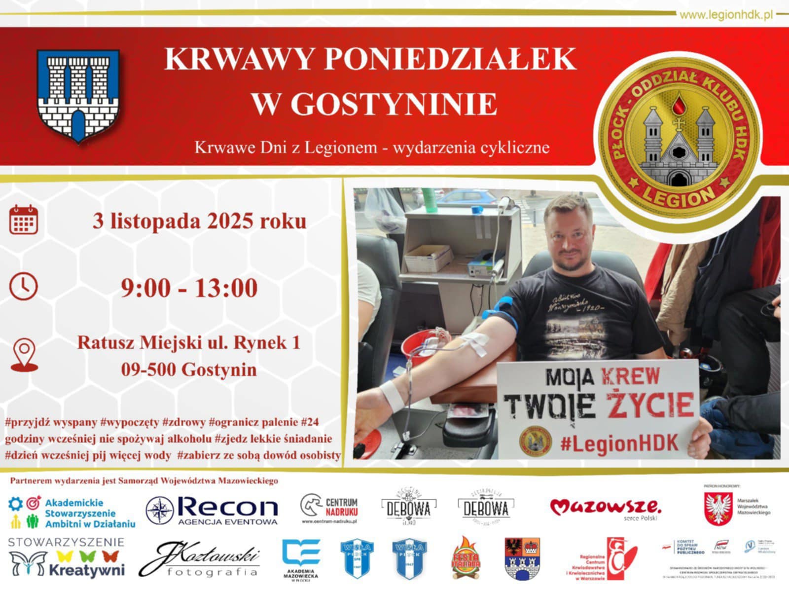 KRWAWY PONIEDZIAŁEK W GOSTYNINIE! 