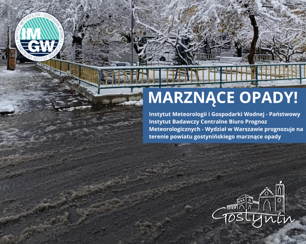 Uwaga! Marznące opady!