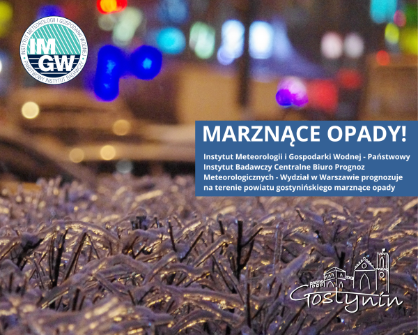 Uwaga! Marznące opady!