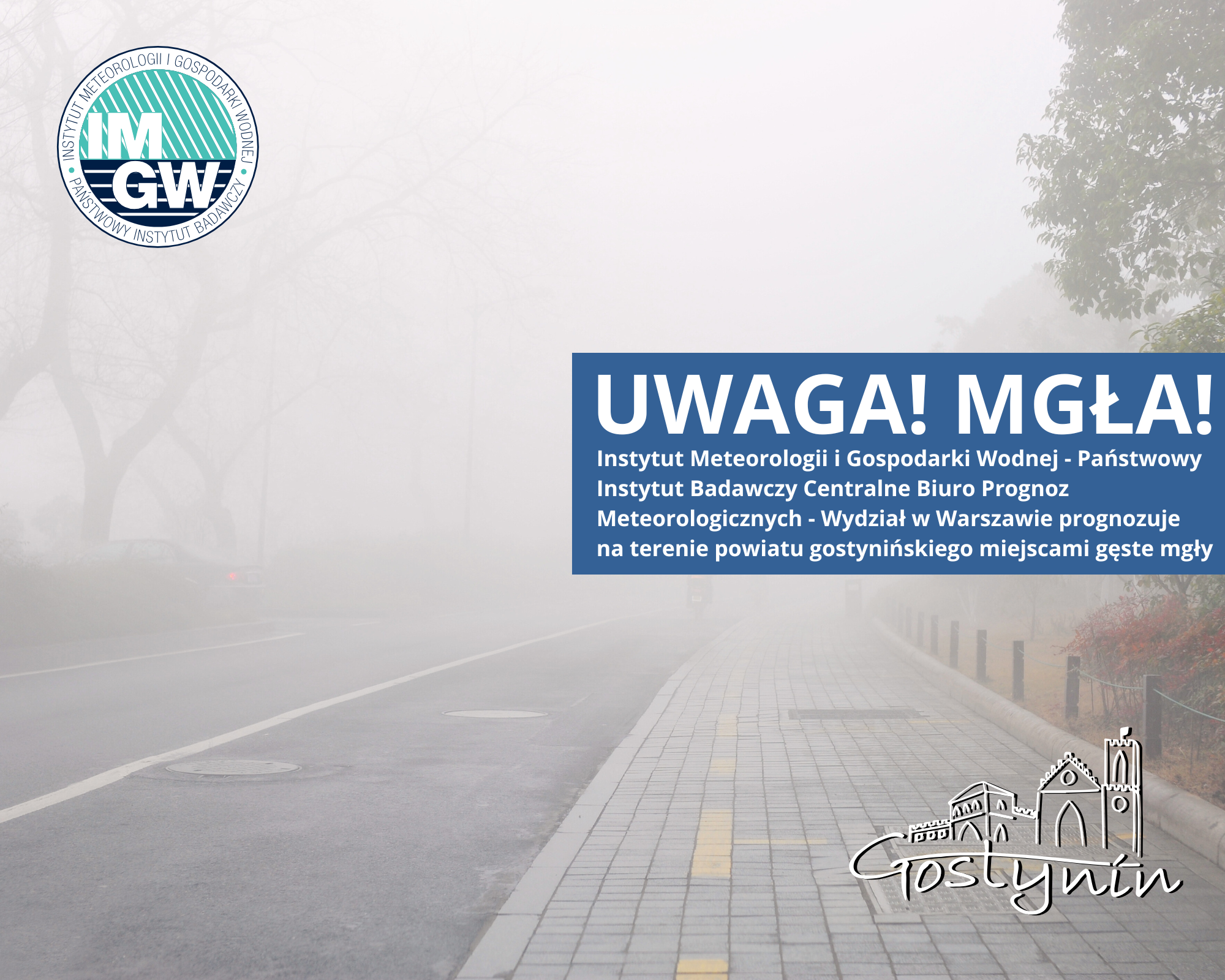 Uwaga! Gęste mgły!