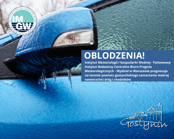 Ostrzeżenie przed oblodzeniem