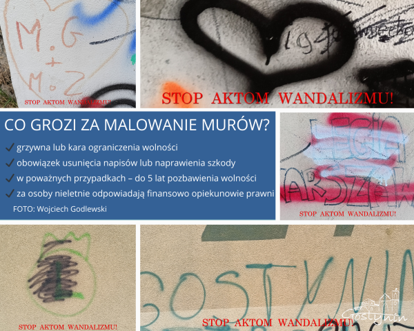 Stop dewastacji murów w Gostyninie!