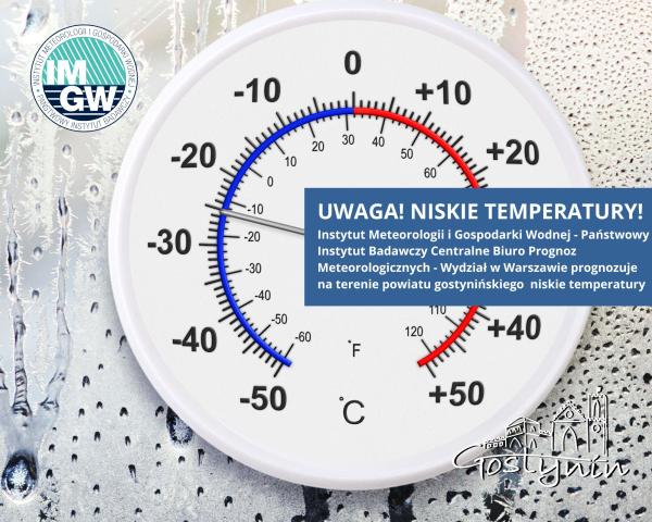 UWAGA! NISKIE TEMPERATURY!