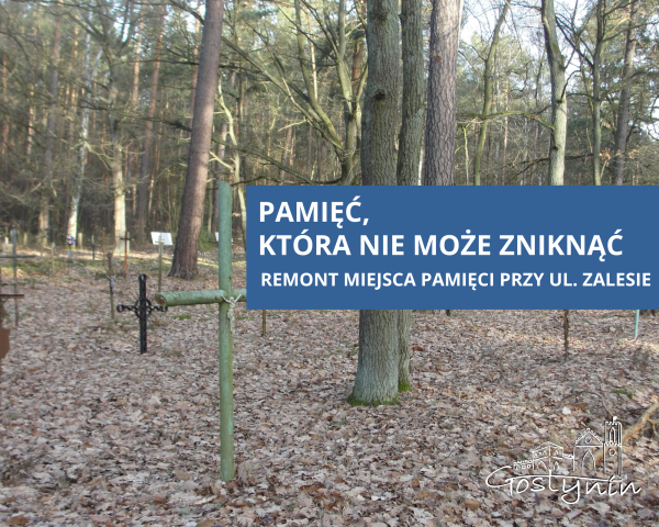 Pamięć, która nie może zniknąć - remont Miejsca Pamięci przy ul. Zalesie