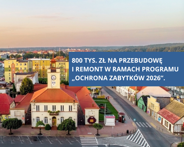 800 tys. zł na przebudowę i remont Ratusza Miejskiego w Gostyninie