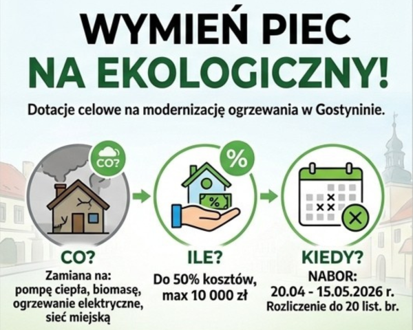 WYMIEŃ PIEC NA EKOLOGICZNY